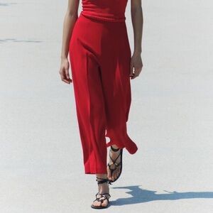 Zara Chic Red Women's Pants💟